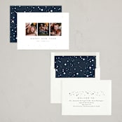 "confetti stars" - Holiday Cards in Night Sky by Carolyn Nicks - Assembled