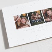 "confetti stars" - Holiday Cards in Stone by Carolyn Nicks - Detail