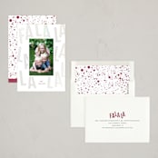 "Bold Fa La La" - Holiday Cards in Candy by Laura Bercovich - Assembled