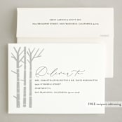 "Birch Trees" - Holiday Cards in Forest by Brooke Chandler - FREE Recipient Addressing