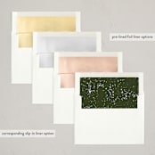 "Birch Trees" - Holiday Cards in Forest by Brooke Chandler - Envelope Liner Options