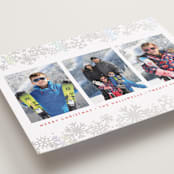 "Snow Flurry" - Holiday Cards in Holly Berry by Susan Asbill - Detail