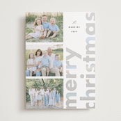 "Glossed Over" - Holiday Cards in Skate Blade by Up Up Creative - Front