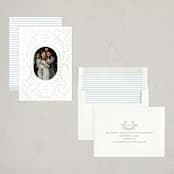"Festive botanicals" - Holiday Cards in Mist by Teju Reval - Assembled