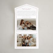 "Simply Serene" - All-In-One Holiday Cards in Gumdrop by Lauren Chism - Front Open