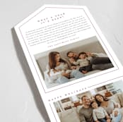 "Simply Serene" - All-In-One Holiday Cards in Gumdrop by Lauren Chism - Detail