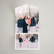 "Vintage Elegance" - All-In-One Holiday Cards in Golden by Kristie Kern - Front Open