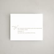 "Vintage Elegance" - All-In-One Holiday Cards in Golden by Kristie Kern - FREE Recipient Addressing