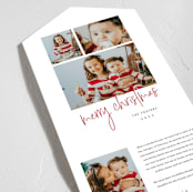 "Photo shoot" - All-In-One Holiday Cards in Cherry by Stacey Meacham - Detail