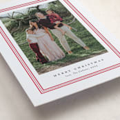 "Ever classic" - Letterpress Holiday Cards in Peppermint by Stacey Meacham - Detail
