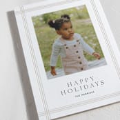 "Sidelined" - Letterpress Holiday Cards in Creme by Erin L. Wilson - Detail