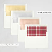 "Holly Berry Wreath" - Letterpress Holiday Cards in Holly Berry by Wildfield Paper Co - Envelope Liner Options