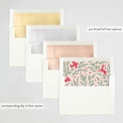 "Winter Woodland" - Letterpress Holiday Cards in Holly by Elly - Envelope Liner Options