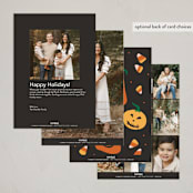 "Vintage Halloween" - Halloween Cards in Pumpkin Pie by Creo Study - Back of Card Options