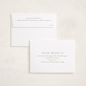 "Headlines" - Holiday Cards in Champagne by Ekko Studio - FREE Recipient Addressing