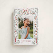 "Twelve Days" - Holiday Cards in Santa Suit by Leah Bisch - Folded Card