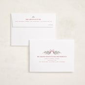 "Twelve Days" - Holiday Cards in Santa Suit by Leah Bisch - FREE Recipient Addressing