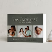 "Granite" - Holiday Cards in Spruce by Wildfield Paper Co - Folded Card