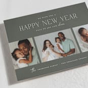 "Granite" - Holiday Cards in Spruce by Wildfield Paper Co - Detail