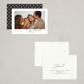"Moment in Time" - Holiday Cards in Coal by That Girl Press - Assembled