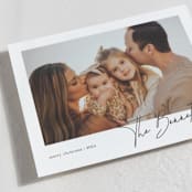 "Moment in Time" - Holiday Cards in Coal by That Girl Press - Detail