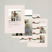 "Merry Mantle" - Holiday Cards in Cider by Ashley Iwafuchi - Back of Card Options