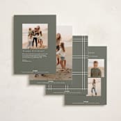 "Simple Frame" - Holiday Cards in Sage by Nicole Walsh - Back of Card Options