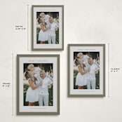 "Simple Frame" - Holiday Cards in Sage by Nicole Walsh - Formats Available