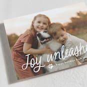 "Unleashed" - Holiday Cards in Snow by Annie Holmquist - Detail