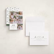 "Among the Pines" - Holiday Cards in Porcelain by Everett Paper Goods - Assembled