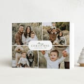 "Classic Four" - Holiday Cards in Fir by Brianne Larsen - Folded Card