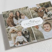 "Classic Four" - Holiday Cards in Fir by Brianne Larsen - Detail
