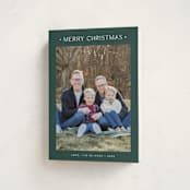 "Dotted" - Holiday Cards in Pine by Carolyn MacLaren - Folded Card