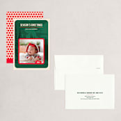 "Pine Mountain" - Holiday Cards in Pine by Alex Elko Design - Assembled
