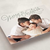 "Up Top" - Holiday Cards in Pine by Lauren Chism - Detail