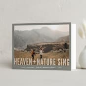 "Heaven + Nature" - Holiday Cards in Ash by Melissa Egan of Pistols - Folded Card