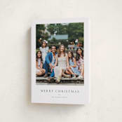 "Daisies" - Holiday Cards in Pine by Wildfield Paper Co - Folded Card
