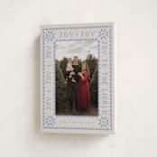 "Endless Joy" - Holiday Cards in Periwinkle by Annie Chan - Folded Card