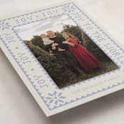 "Endless Joy" - Holiday Cards in Periwinkle by Annie Chan - Detail