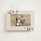 "On the Edge" - Holiday Cards in Champagne by Michelle Taylor - Front