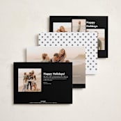 "Timeless Charm" - Holiday Cards in Ink by Lucrecia Caporale - Back of Card Options