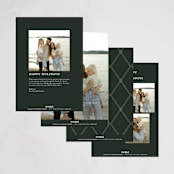 "Storybook Holiday" - Holiday Cards in Evergreen by Erin L. Wilson - Back of Card Options