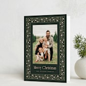 "Storybook Holiday" - Holiday Cards in Evergreen by Erin L. Wilson - Folded Card