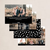 "Insta-grid" - Holiday Cards in Ebony by Dawn Jasper - Back of Card Options