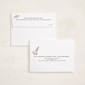 "Teaberry Stained Glass" - Holiday Cards in Garland by Thomas Ward - FREE Recipient Addressing