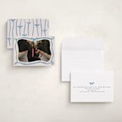 "Make me happy" - Holiday Cards in Sky by Pati Cascino - Assembled