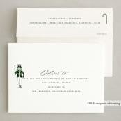"Nutcracker Toile" - Holiday Cards in Fir by Teju Reval - FREE Recipient Addressing