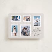 "Stamp Collection" - Holiday Cards in Ivory by Amy Payne - Front