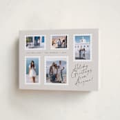 "Stamp Collection" - Holiday Cards in Ivory by Amy Payne - Folded Card