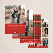 "The Merriest of Days" - Holiday Cards in Snowflake by Wildfield Paper Co - Back of Card Options